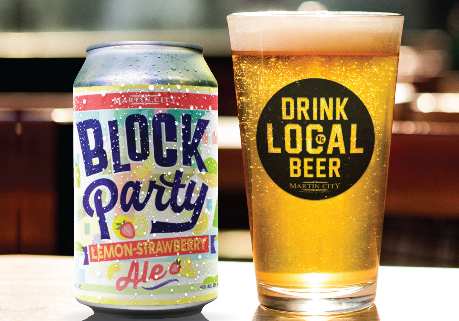 Martin City Company presenting drinks