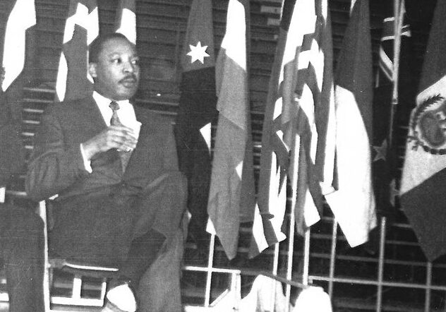 Martin Luther King Jr. at Kansas State University in 1968