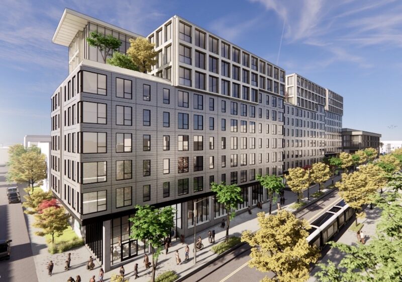 Mac Armour and Main looking northwest