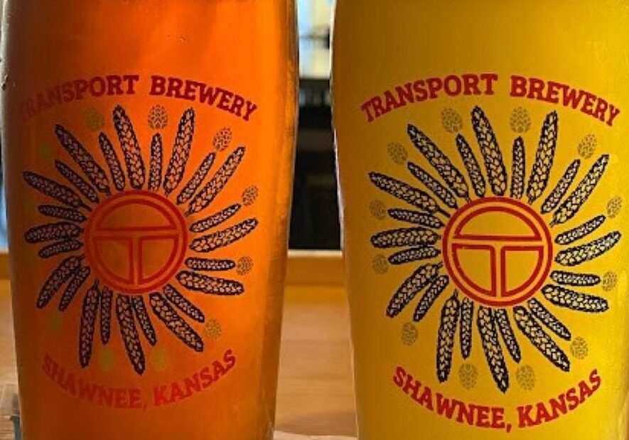 Two Transport Brewery beers.