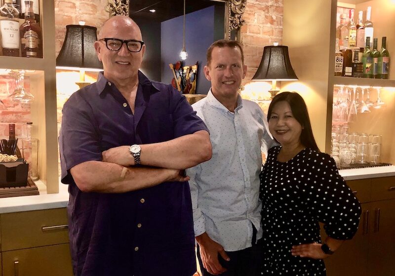 Michael Rorah, Alan and Jean Stribling