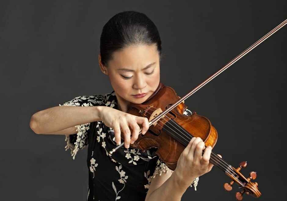 Japanese violin virtuoso Midori performs Tchaikovsky this weekend at the Kansas City Symphony. (Photo: Timothy Greenfield-Sanders)