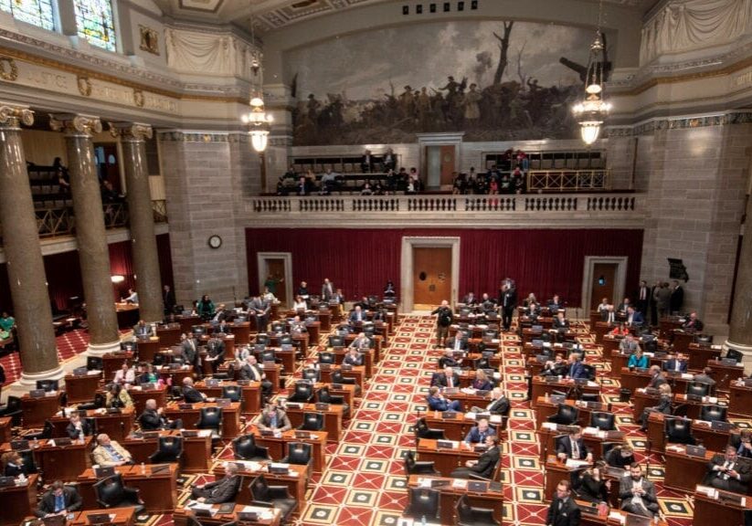 Missouri's House of Representatives in session.