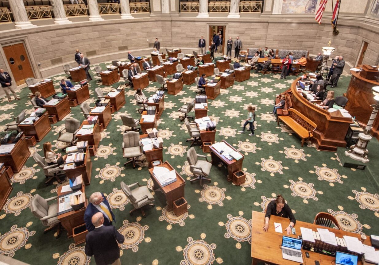 The Missouri Senate in session.