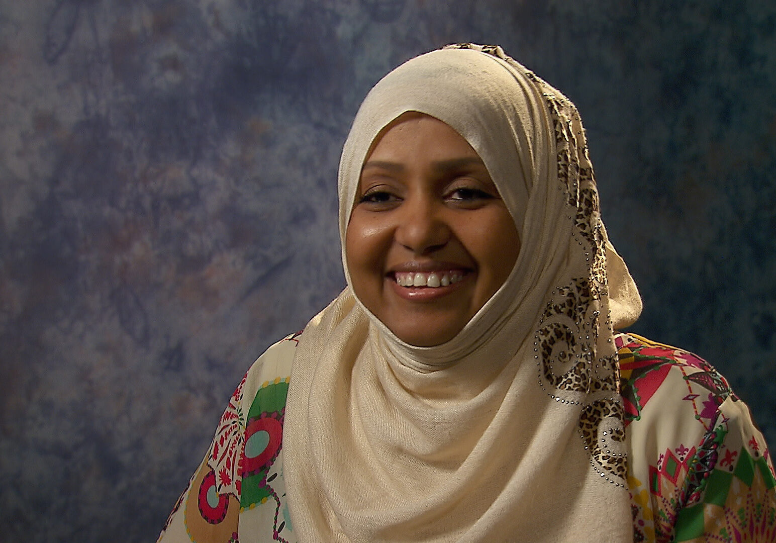 Muna Abdi is a care specialist for Jewish Vocational Service.
