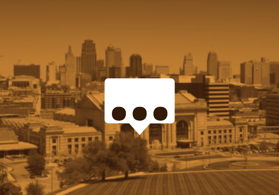 KC skyline and elipses with bubble box