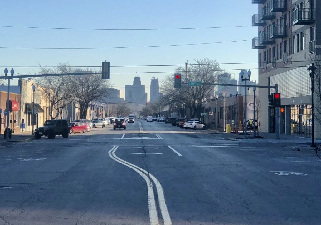 The recommended route for a North Kansas City streetcar extension would run along Swift Street.
