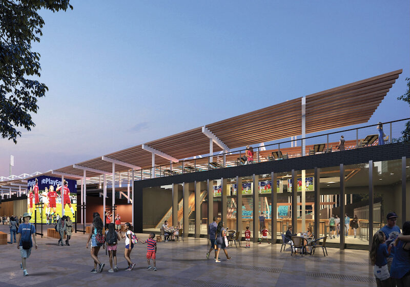 NWSL stadium entrance