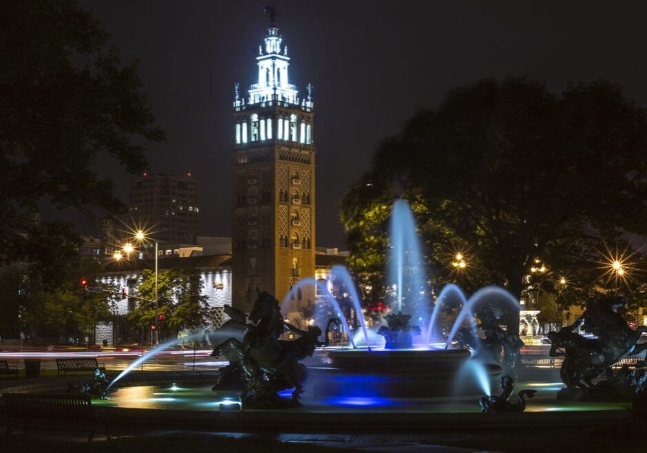 J.C. Nichols Memorial Fountain: W. 47th Street and JC Nichols Parkway, Kansas City, Missouri. (Brad Austin | Flatland)