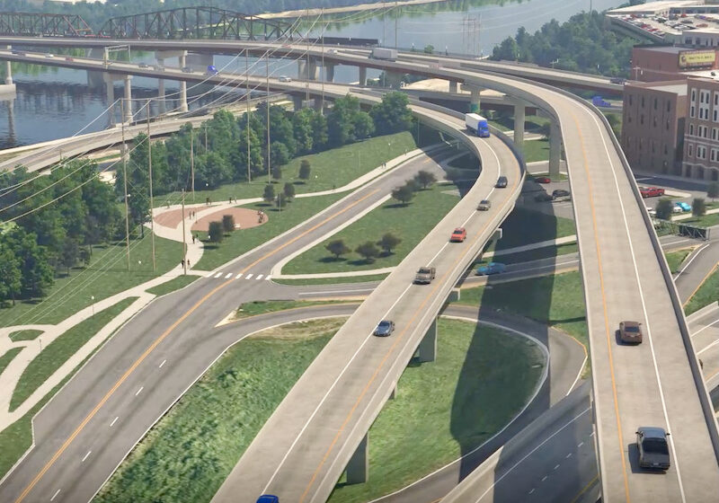 O'Neil Bridge rendering looking east