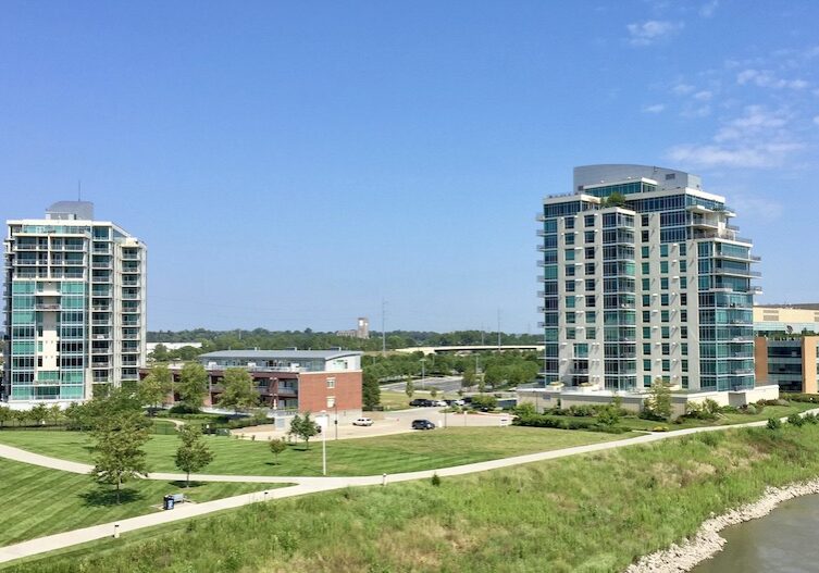 Omaha riverfront mid-rise residential