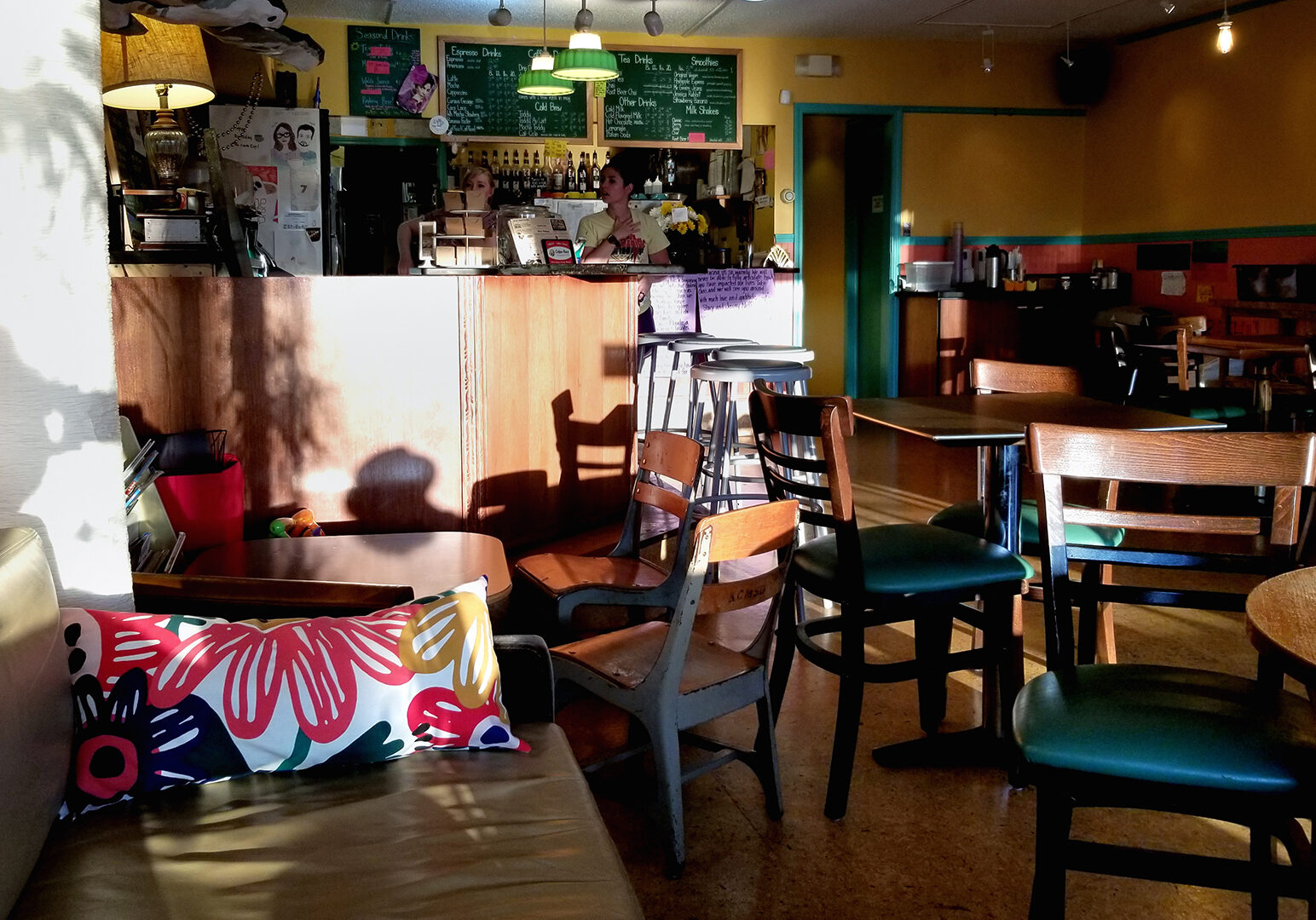 An empty scene at One More Cup