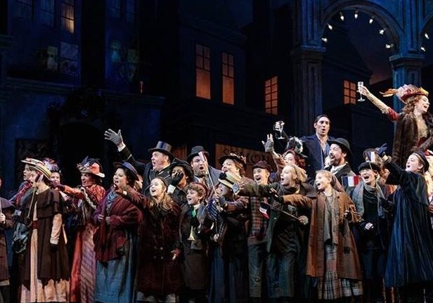 A scene from the Lyric Opera's production of "La Boheme."