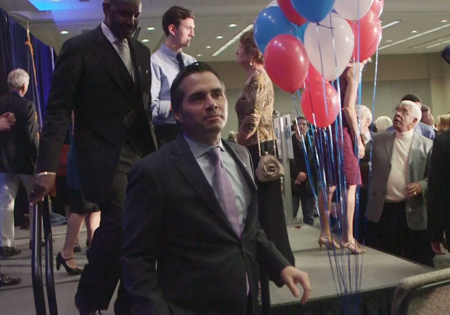 Photo of Greg Orman by stage