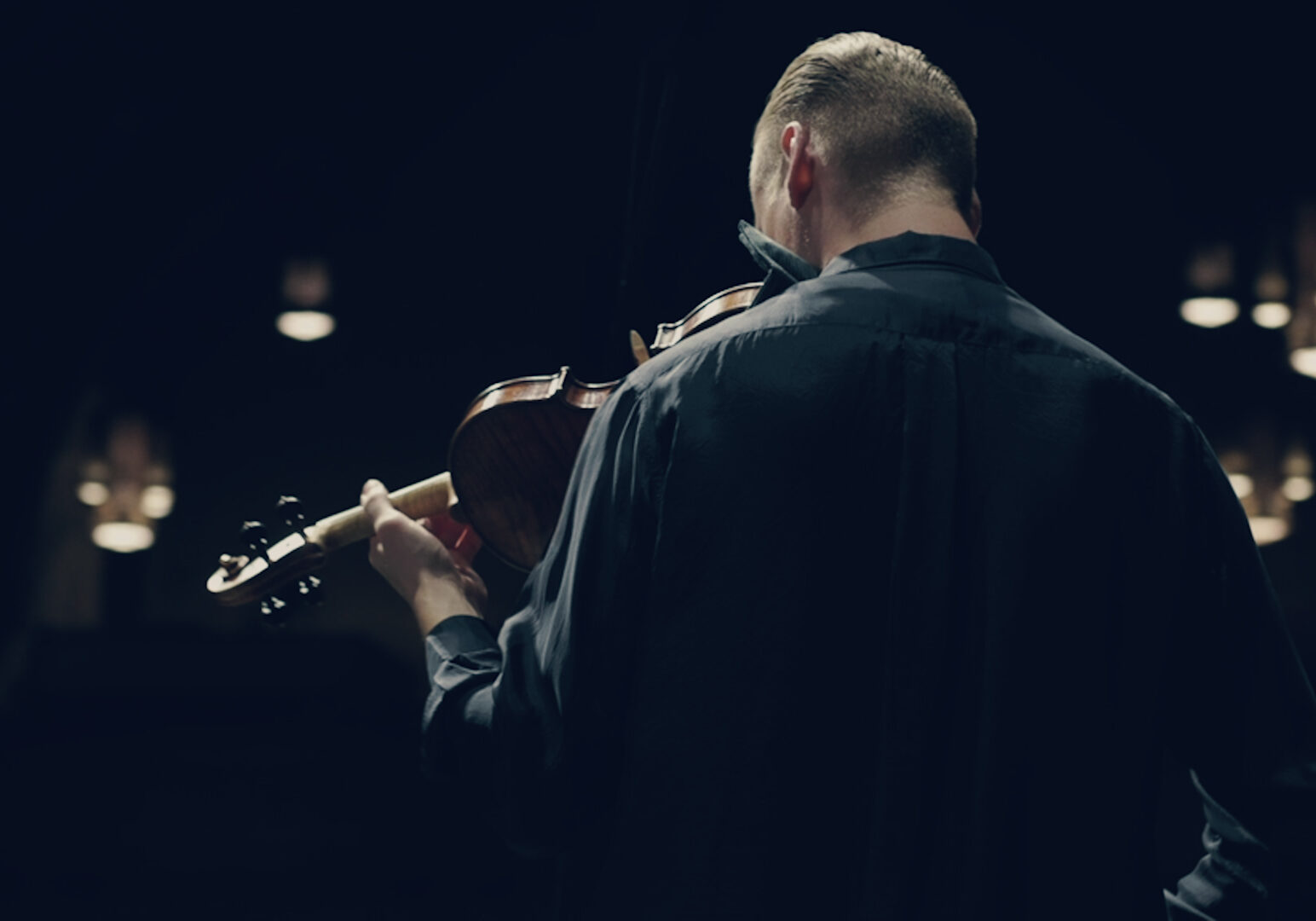 Violinist Orin Laursen.