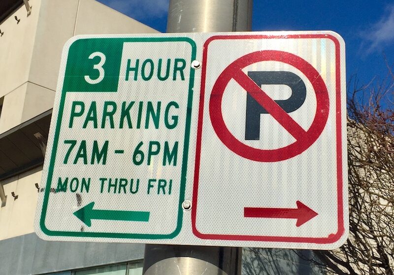 Parking signs