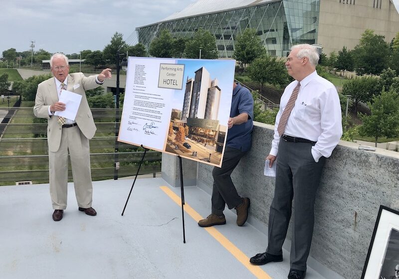 Performing Arts Center Hotel press conference
