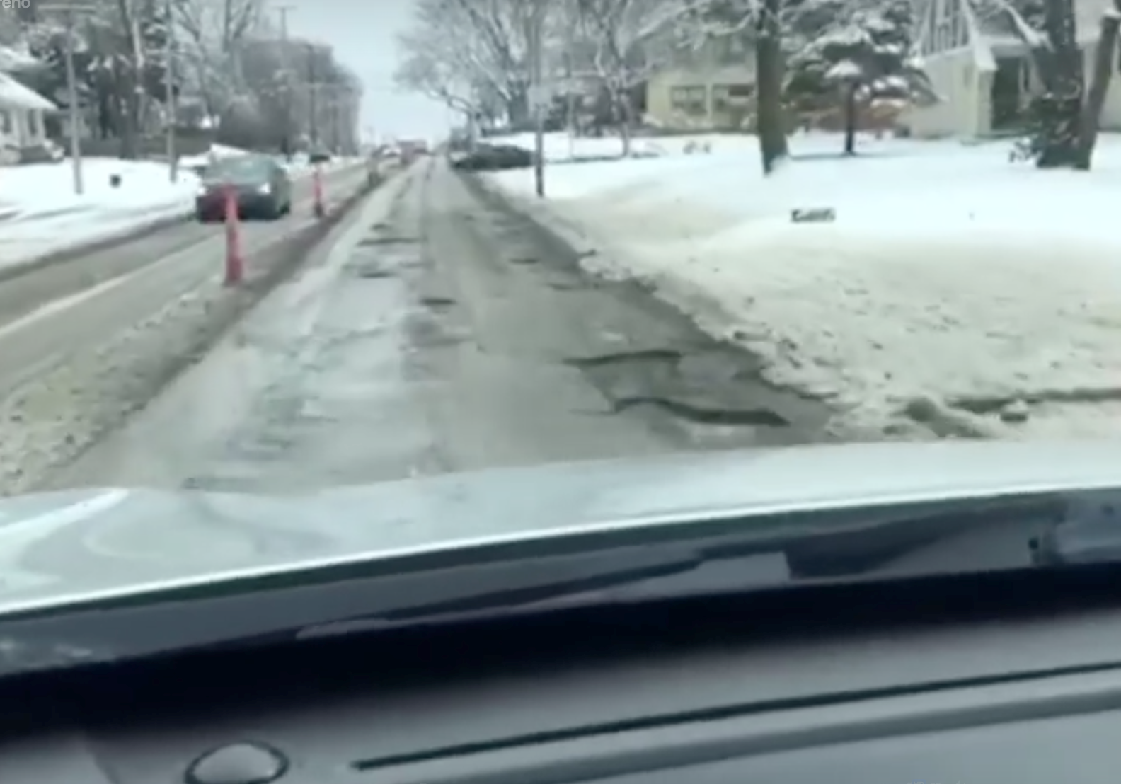 Potholes on 75th Street