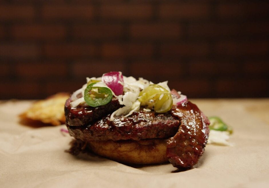 The Q39 Burnt End Brisket Burger