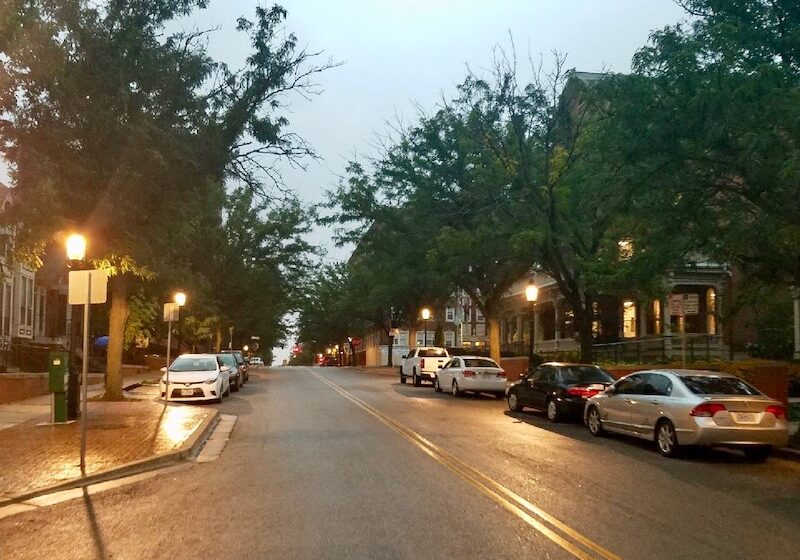 Quality Hill street lamps