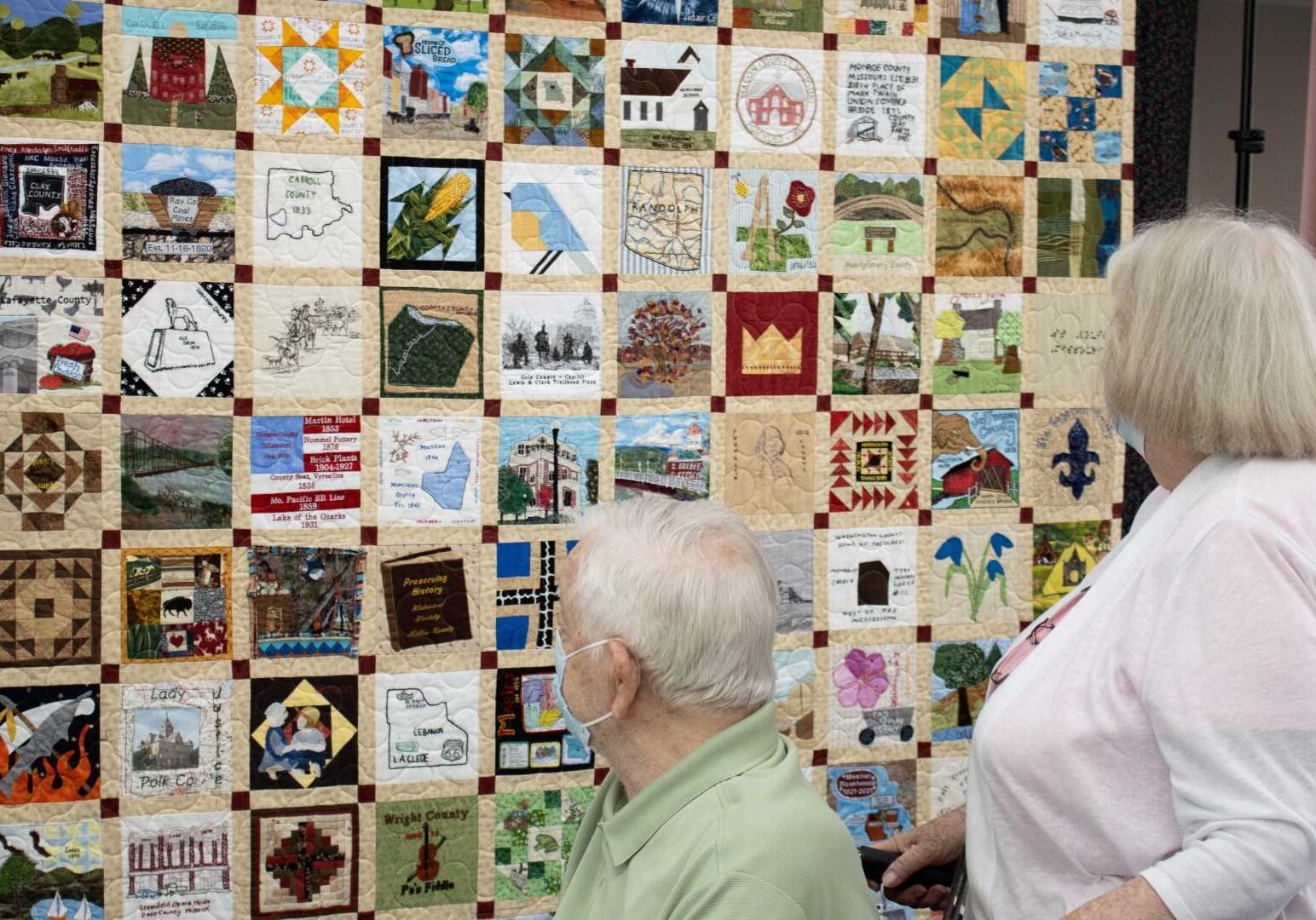 Rosalie Gilbert says her husband Charles Gilbert has been a member of the State Historical Society of Missouri since his college years, and he was excited to come see its bicentennial exhibit in Columbia.