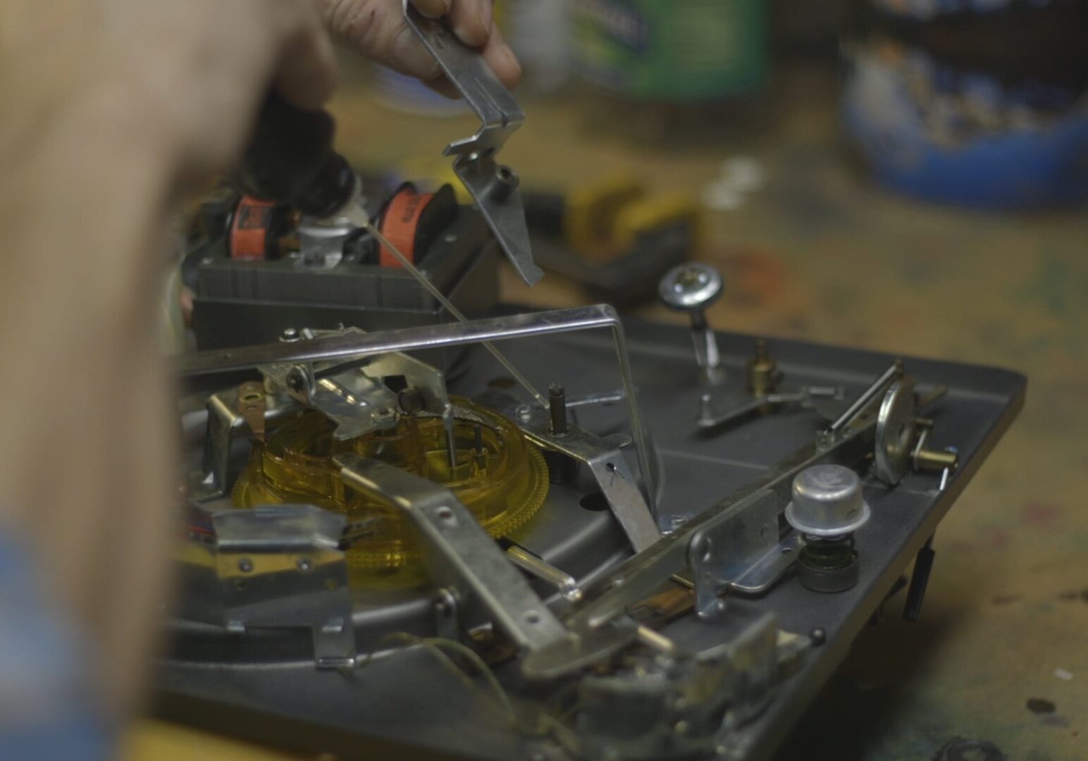 Flatland gets a peek into the basement workshop of Erik Branstetter, It's a Beautiful Day co-owner, as he repairs vintage record players. (Video: Shot by Cole Blaise, edited by John McGrath | Flatland)