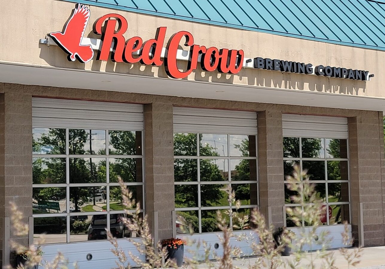 Exterior of Red Crow Brewing Co. in Olathe.