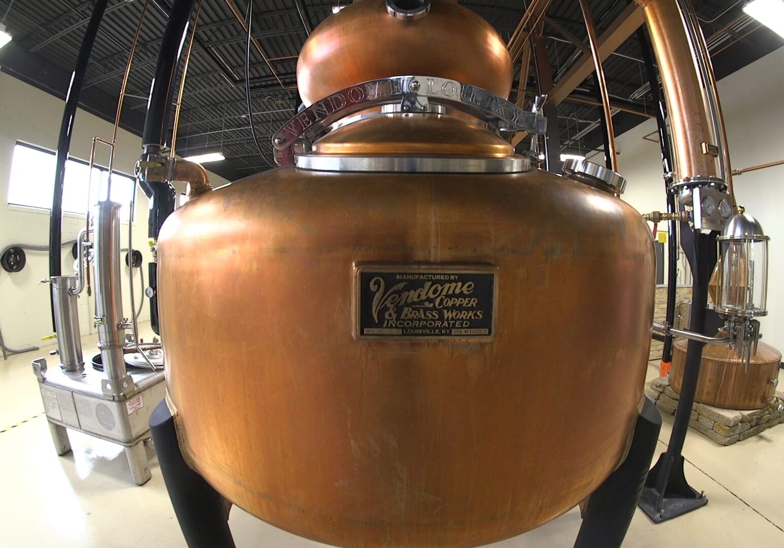 a spirit still in copper