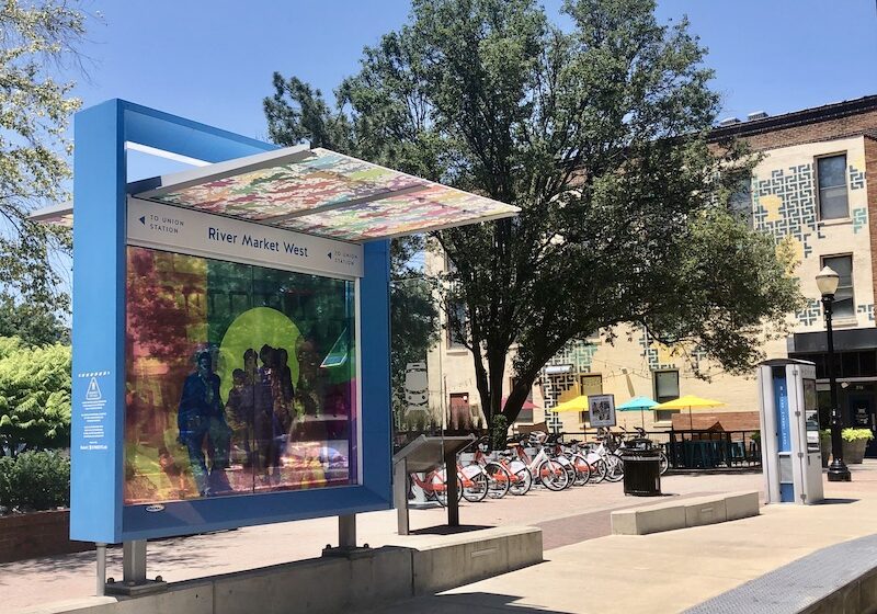 River Market West streetcar stop