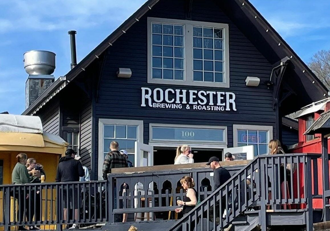Entrance to Rochester Brewing & Roasting Co.
