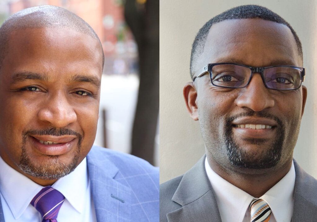 The two finalists: Ronald Taylor and Mark Bedell (Credit: KCPS)