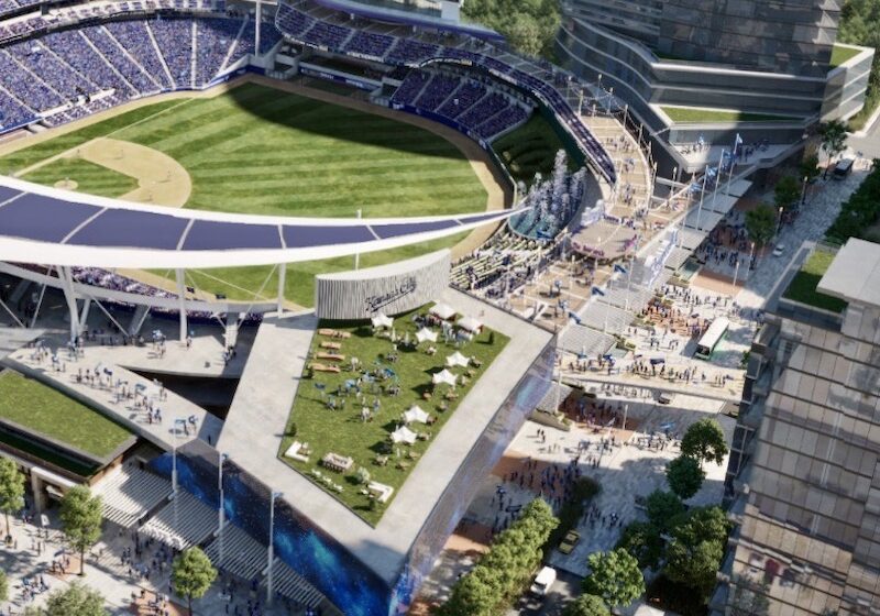 Royals rendering aerial