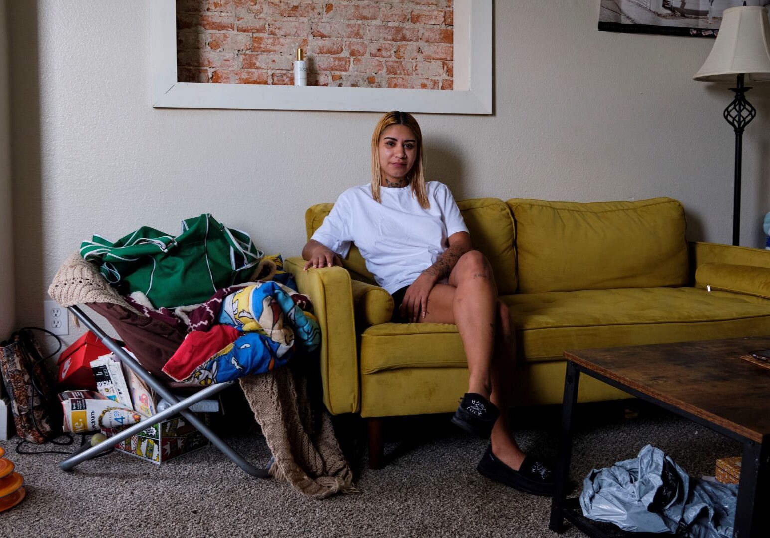 Rubby Herrera lives in midtown Kansas City, and first applied for rental assistance through the city's program in April. She still hasn't received any assistance, and is now at risk of being evicted next month.