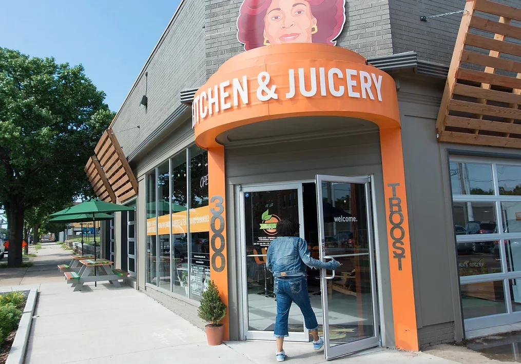 Entrance to Ruby Jean's Kitchen & Juicery.