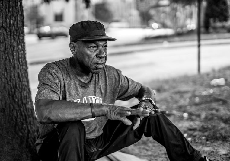 A homeless veteran named Samuel