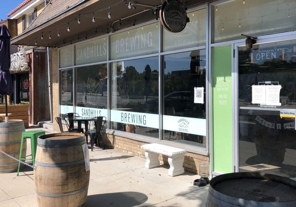 Exterior view of Sandhills Brewing Co.