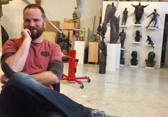 Spencer Schubert at his studio.