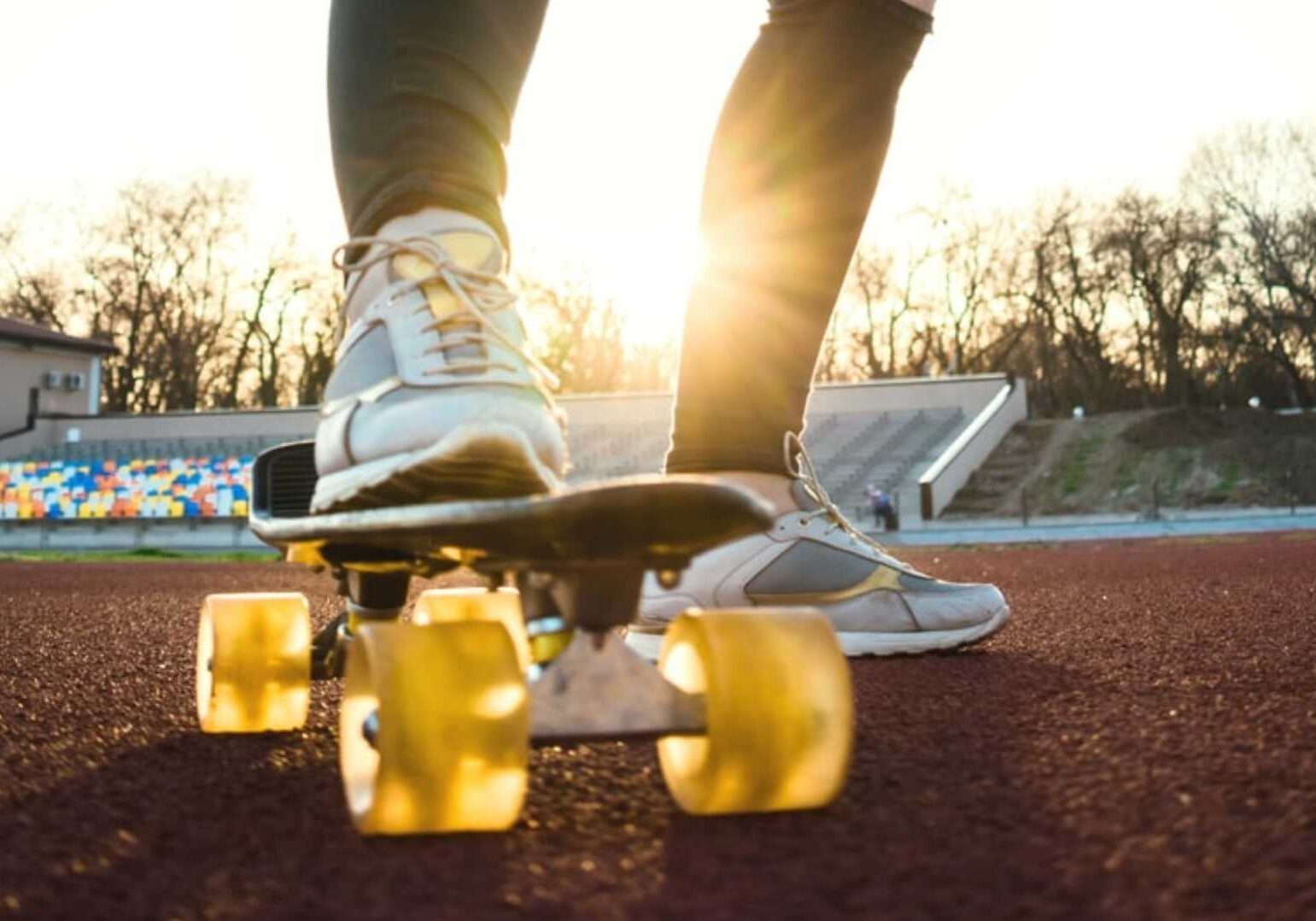 Person on a skateboard.