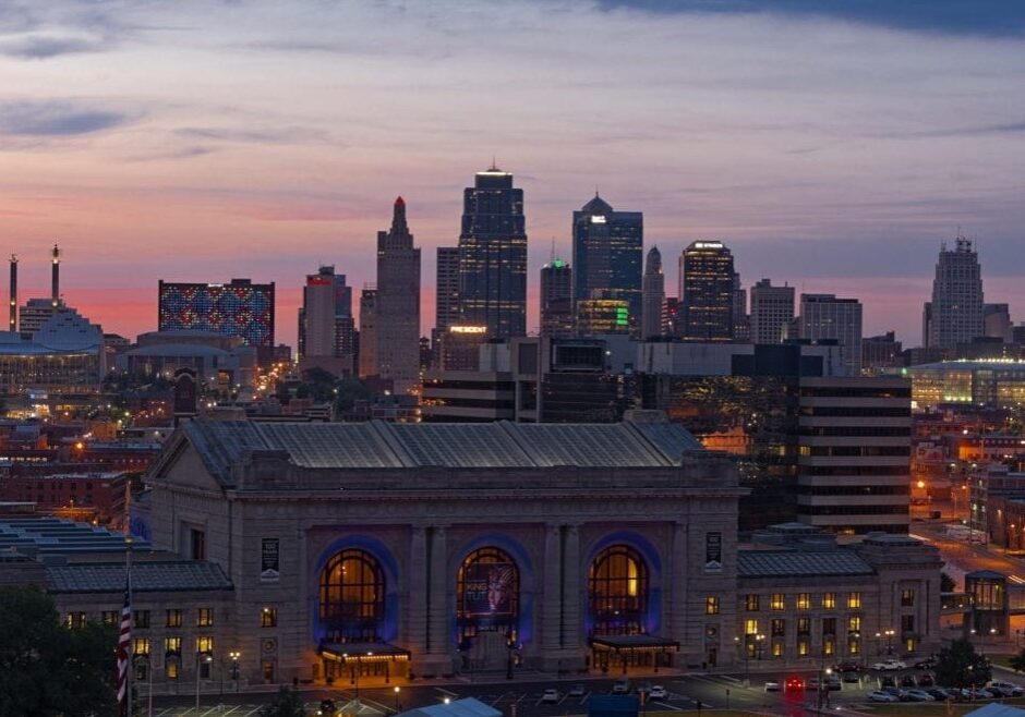Kansas City skyline.