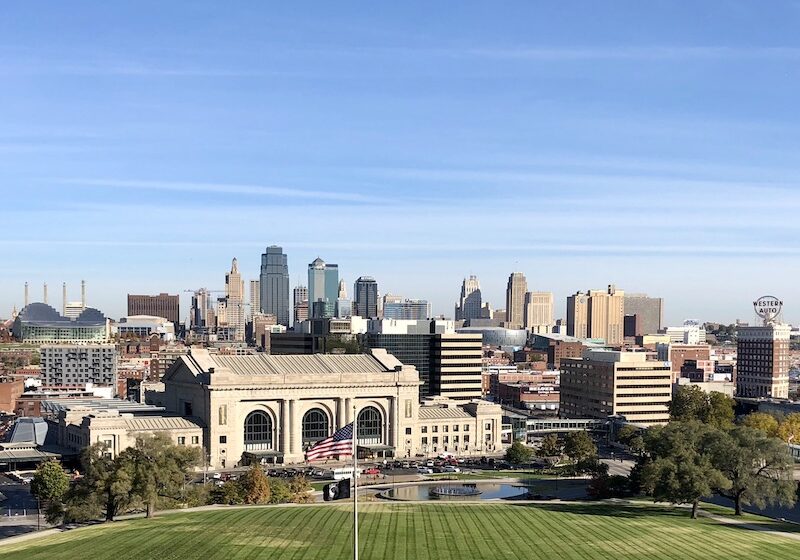 Downtown skyline from Liberty Memorial