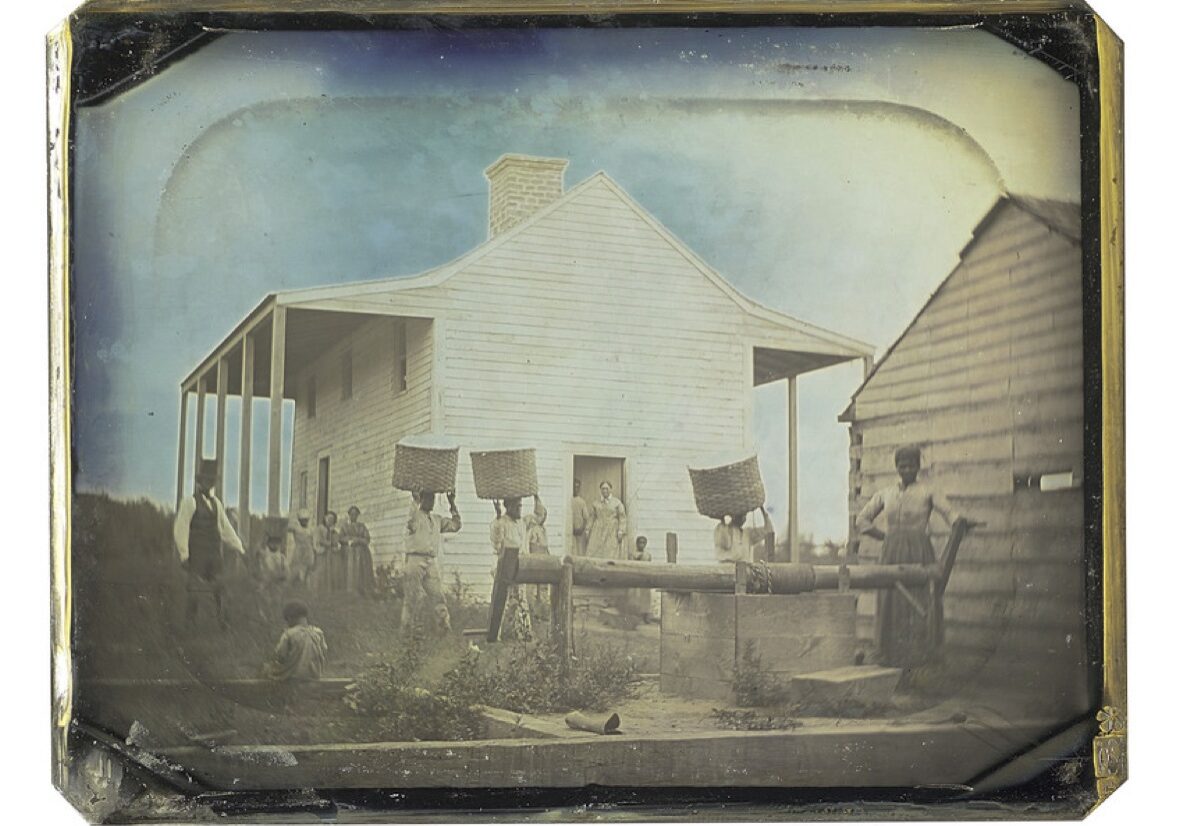 The Hall Family Foundation has given the Nelson-Atkins Museum of Art what may be the earliest photographic image of slavery in America.