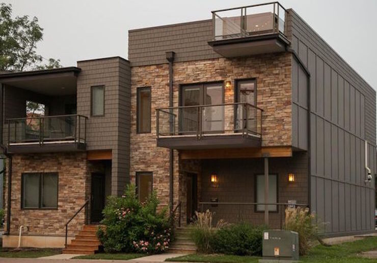 The new townhouses will feature rooftop decks (Rendering from Epoch Developments)