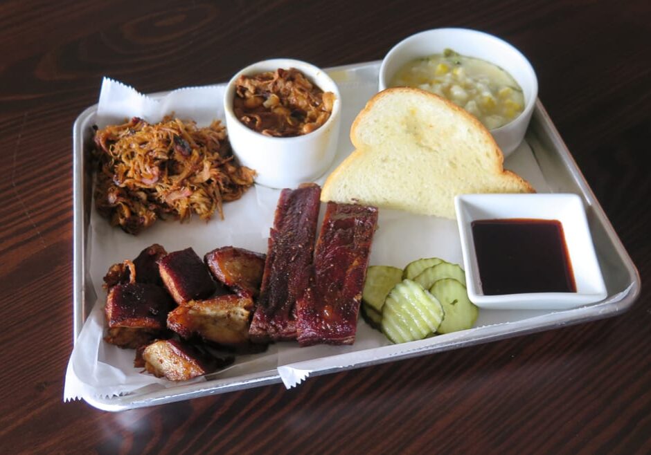 Pork 3.0 plate at Smoke Brewing Co.