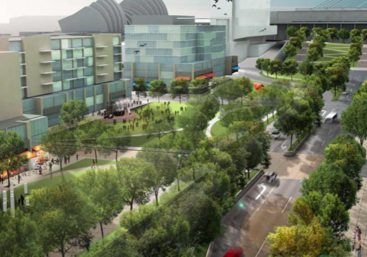 South Loop Deck park