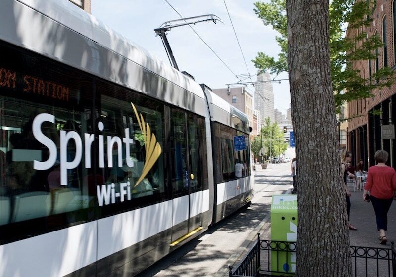 Sprint logo streetcar