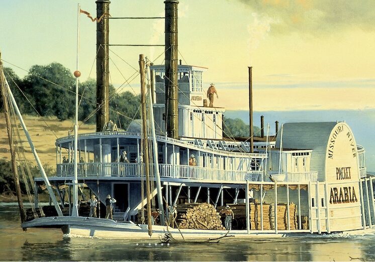 Steamboat Arabia rendering