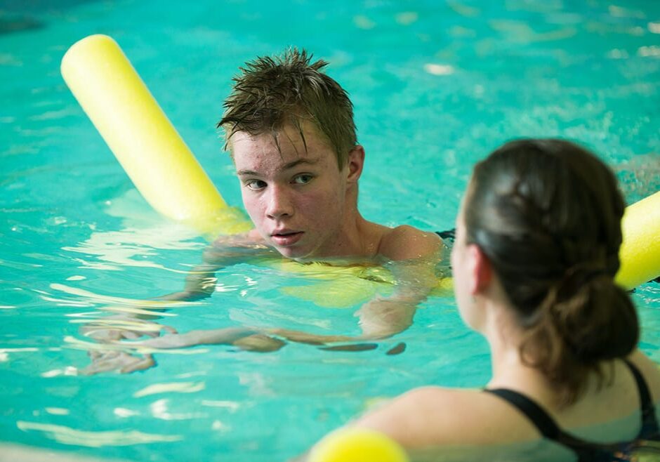 13-year-old Billy Sticklen undergoes rehab at Children's Mercy Hospital in Kansas City, Mo., for a neurological condition.
Photo courtesy of Mark McDonald/ Children's Mercy Hospital