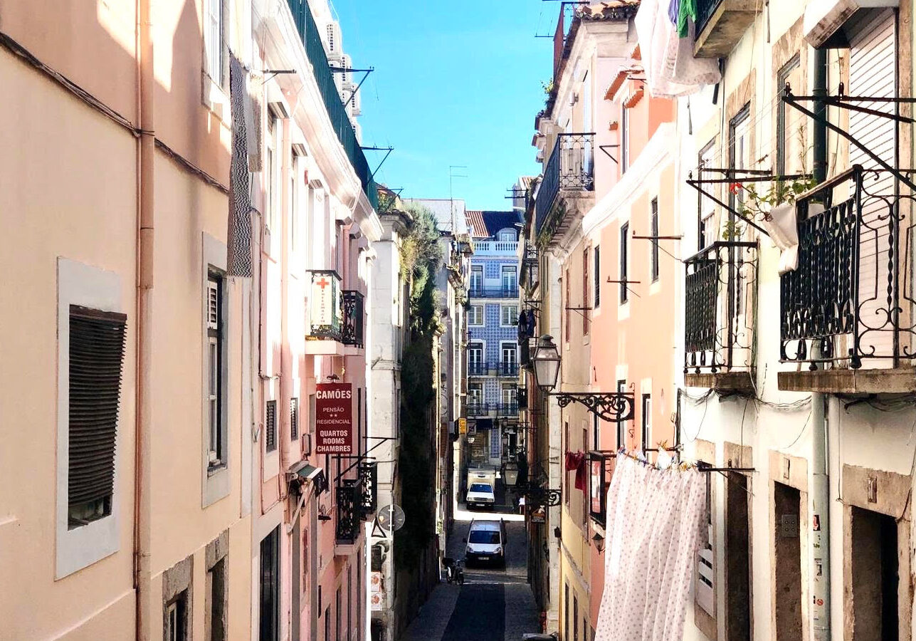 A view of Portugal's Bairro Alto neighborhood