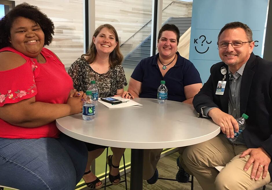group shot of the facebook live participants