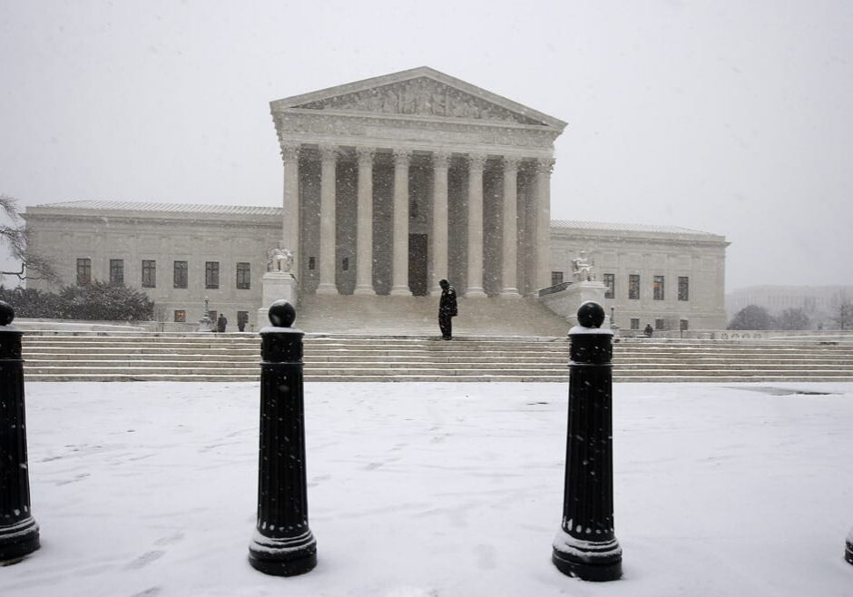 The U.S. Supreme Court, covered in snow, announced a decision on Monday that signals a new resentencing hearing for a Kansas City man currently serving a life sentence. (Photo: Alex Brandon | AP)